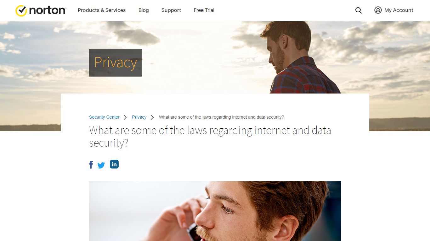 What are some of the laws regarding internet and data security? - Norton